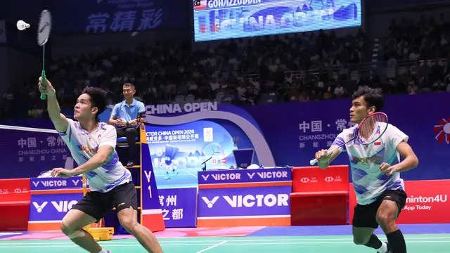 Kurang Nekat, Fikri/Daniel Terhenti di Semifinal China Open 2024