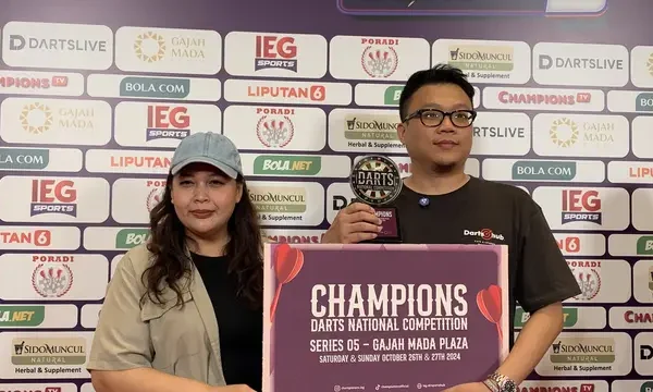 Juara Darts National Competition Series 05, Benny Tandean Pasang Target Tinggi di Final Series