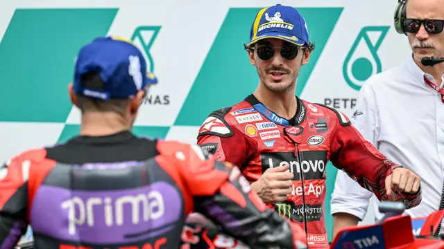 Hasil MotoGP Malaysia 2024: Francesco Bagnaia Terkapar, Jorge Martin Juara Sprint Race