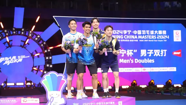 Hasil China Masters 2024: Kejutan Sabar/Reza Terhenti di Final