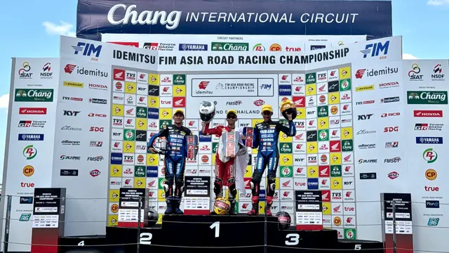 Raih Dobel Podium di Race 2 ARRC 2024 Buriram, Pembalap AHRT Selangkah Lagi Juara Asia