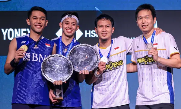 Reaksi Fajar Alfian usai Hendra Setiawan Umumkan Pensiun dari Badminton