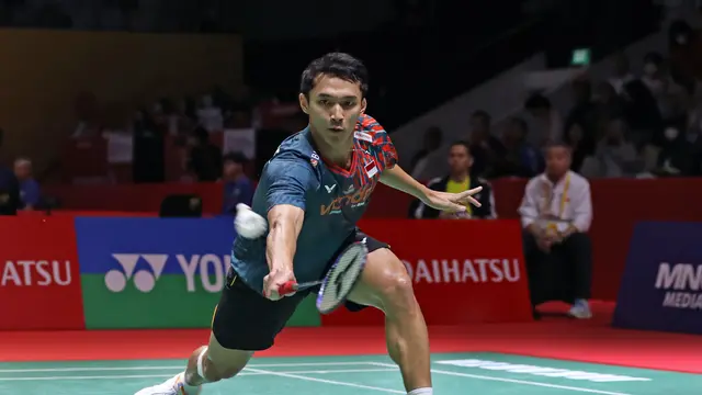 Lakukan Comeback Gemilang, Jonatan Christie Lolos Semifinal Indonesia Masters 2025